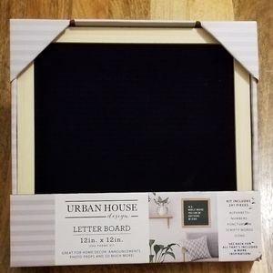 Decorative Letter Board, 12 x 12
